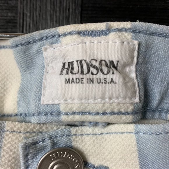 Hudson Krista Super Skinny Jeans, size 32, Blue/white stripe - Picture 3 of 3